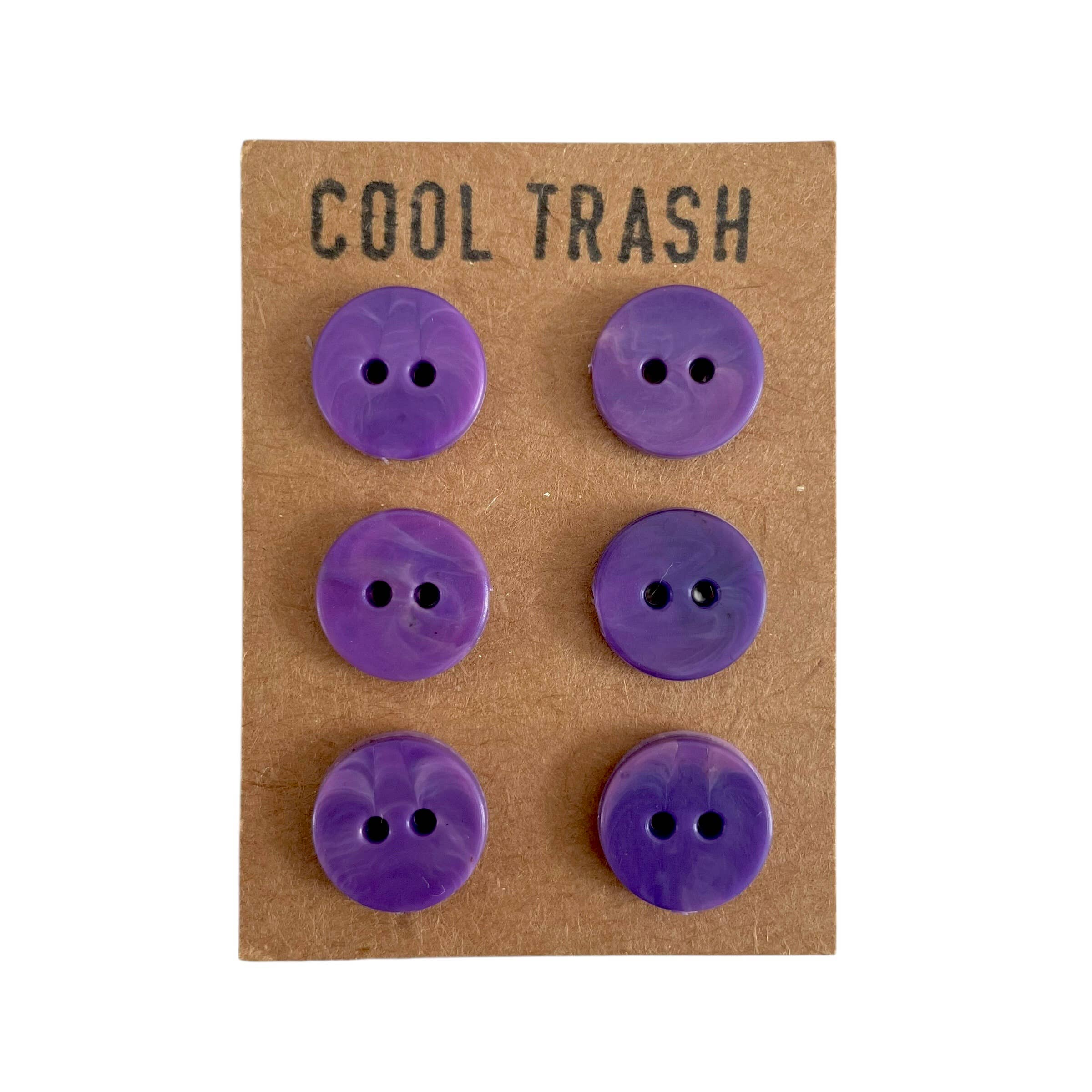 Recycled Plastic Buttons Set by Cool Trash