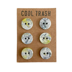 Recycled Plastic Buttons Set by Cool Trash