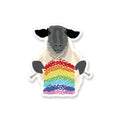Sticker - Sheep Knitting Rainbow