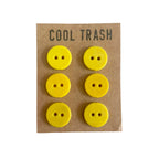 Recycled Plastic Buttons Set by Cool Trash