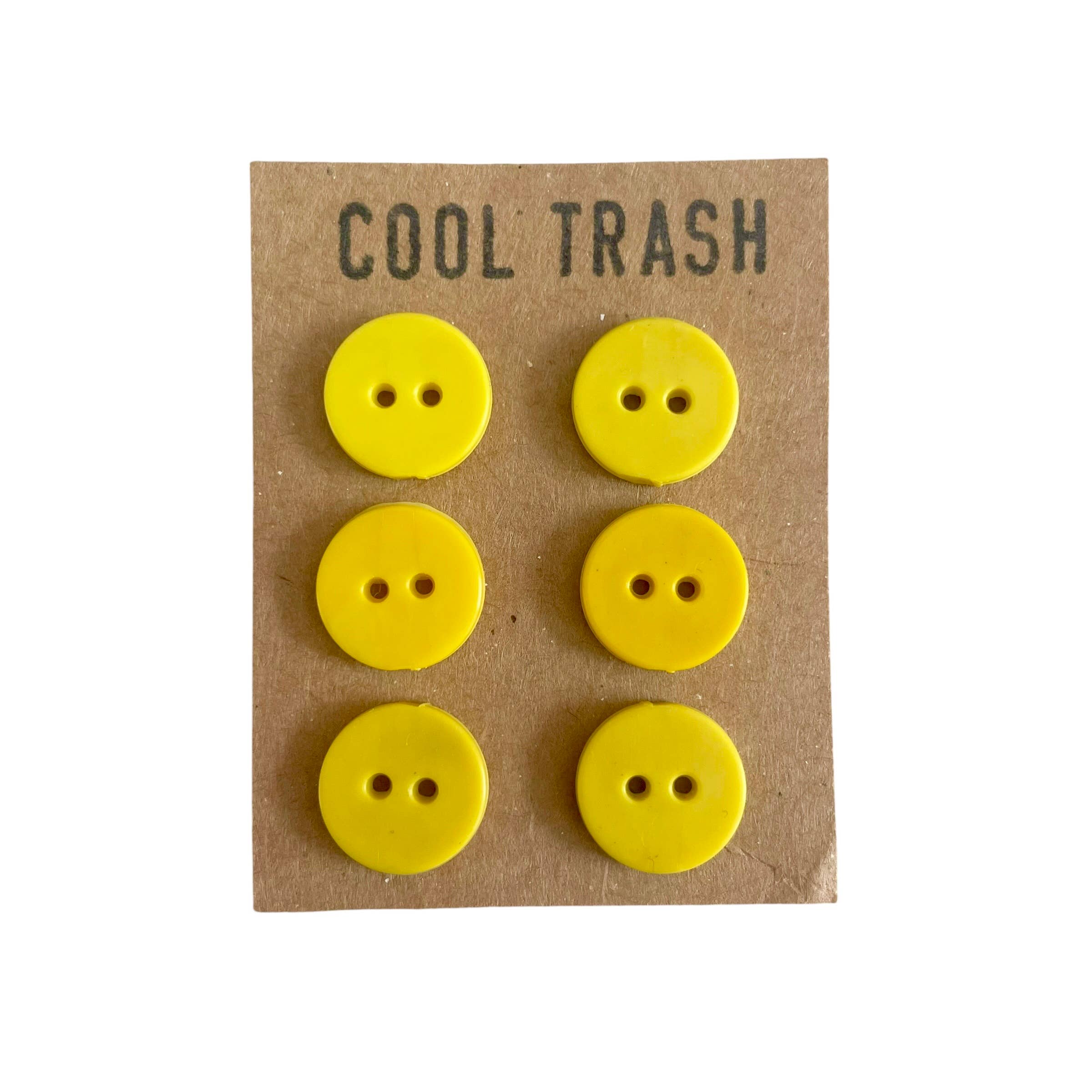 Recycled Plastic Buttons Set by Cool Trash