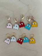 Stitch Markers - 80s Pac Man Game Retro - Knitting and Crochet