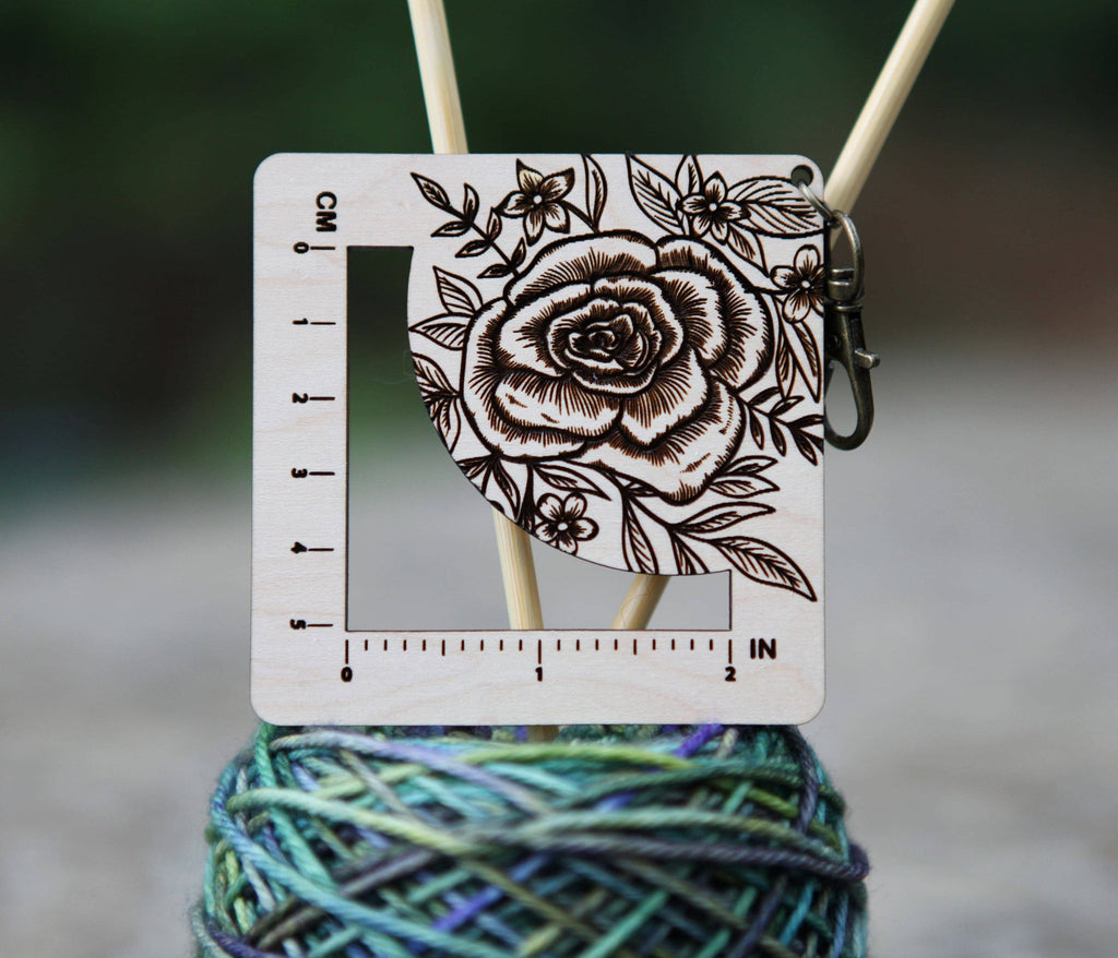Gauge Ruler with Bronze Clasp