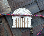 Yarn Wraps Per Inch (WPI) Ruler and Twist Angle Gauge