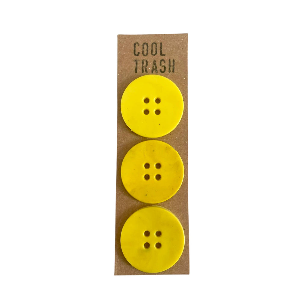Recycled Plastic Buttons Set by Cool Trash