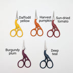 Scissors - Embroidery Colorful Stork